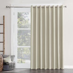 Sliding Door Curtains 76 Inches Long | Wayfair